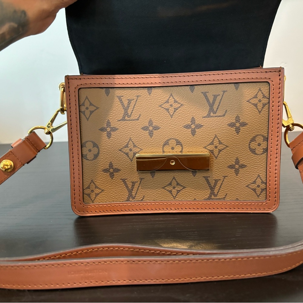 LOUIS VUITTON Reverse Monogram Canvas Mini Dauphine Bag - Picture 4 of 6